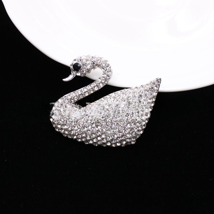 Wholesale Alloy Left and Right Pearl Swan Diy Mobile Phone Case Accessories